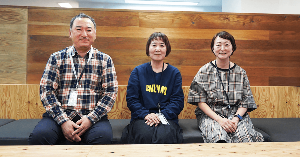 インタビューに参加したWebディレクターの3人