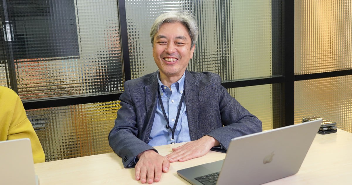 写真:今村が話す様子