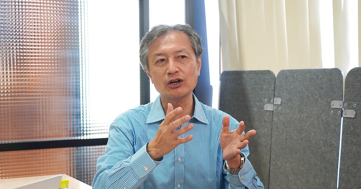 写真：本間さんが話している様子1
