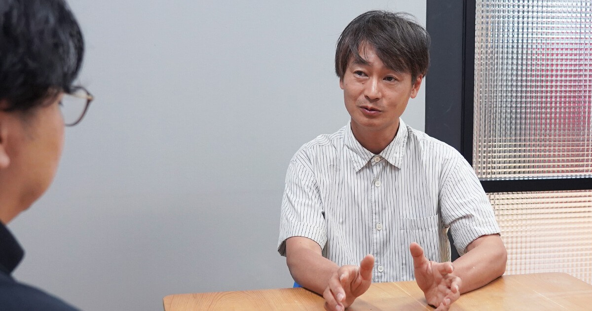 写真：森住が語る様子