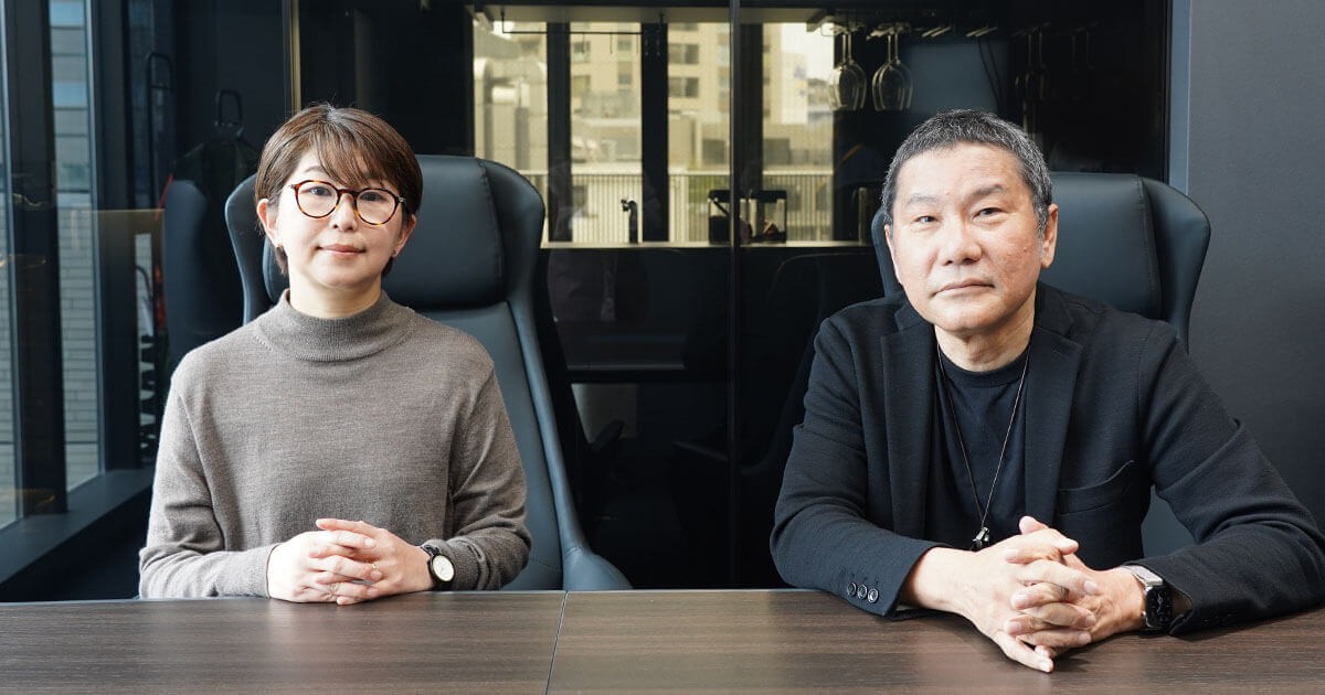 集合写真：（左から）田尻氏と佐々木氏