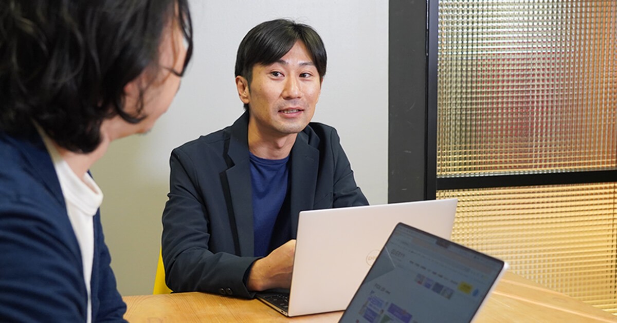 写真：石田氏が話しているシーン