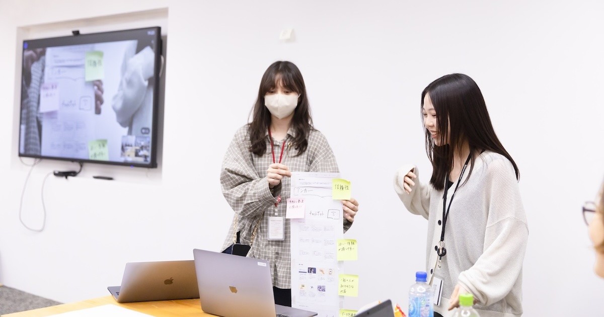 写真：情報設計パズルの結果発表の様子