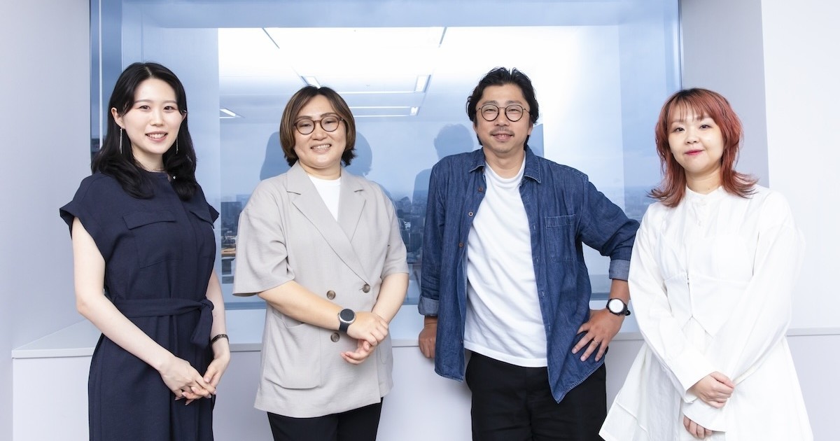 写真：情報設計パズルワークショップを企画した4人の集合写真